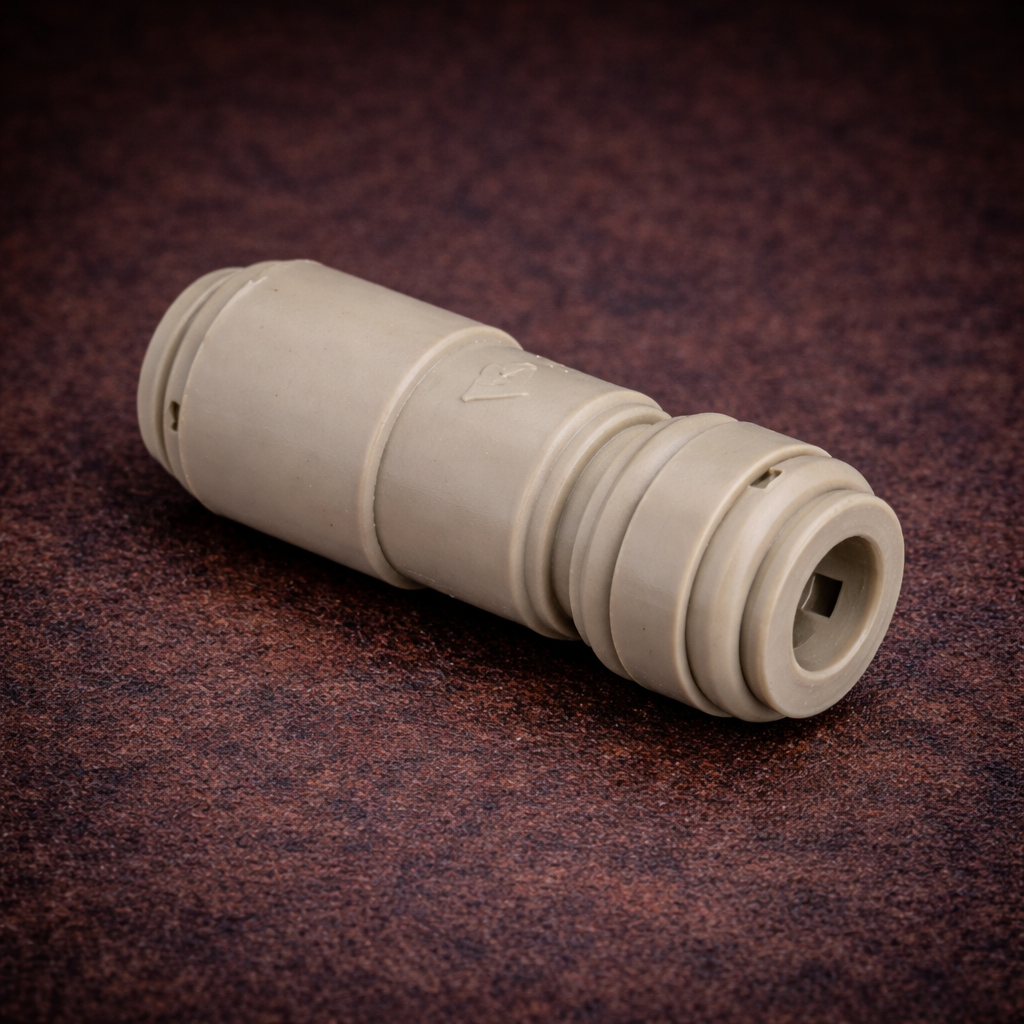 [FIT-PTC-CHK-038-038] 3/8" Tube × 3/8" Tube Push-to-Connect Check Valve