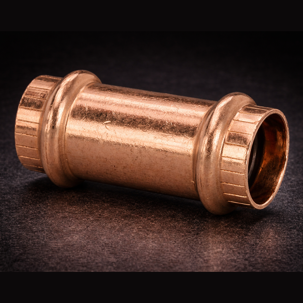 [FIT-PRS-CPL-050] 1/2" Copper Press Coupling