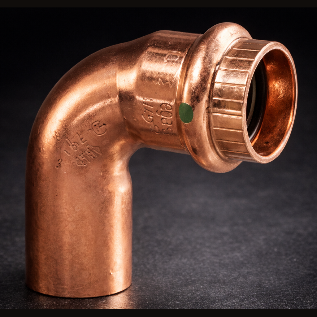 [FIT-PRS-S90-075] 3/4" Copper Press Street 90° Elbow